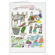 Grace Improves Nutrition for her Family Greeting Card
