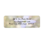 Graceful Bluet Flower Return Address Label