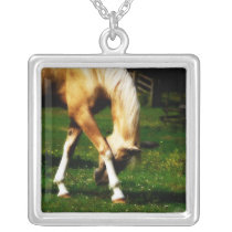 Graceful Bowing Horse