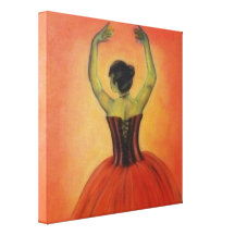 Graceful Dancer by Llora Dimas Gallery Wrapped Canvas
