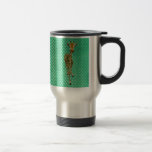 Graceful Giraffe Pokadot Travel Mug mugs