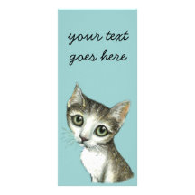 Graceful Tabby Custom Rack Card