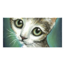 Graceful Tabby Custom Photo Card