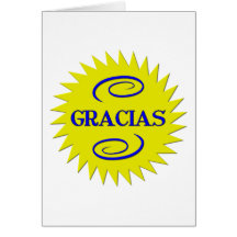 Gracias Greeting Cards
