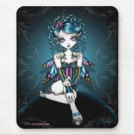 Gracie Gothic Couture Swallow Tattoo Fairy mousepads