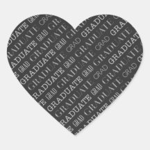GRAD04 GRADUATE GRADUATION SCHOOL ACHIEVEMENTS EDU HEART STICKERS
