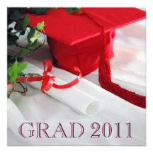 Grad 2012 custom invite