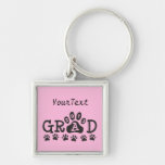 GRAD 2013 PAWS KEYCHAIN