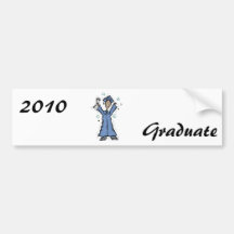 Grad Boy Happy Bumper Sticker