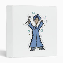 Grad Boy Happy Vinyl Binder