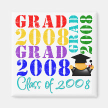 Grad  Class of 2008 Refrigerator Magnets