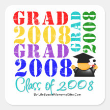 Grad  Class of 2008 Sticker