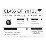 Grad in Review Graduation Invite Announcement