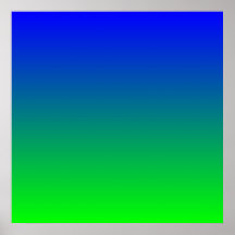 Gradient bleu de chaux posters