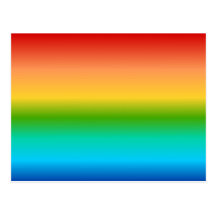 Gradient coloré de couleur d'arc-en-ciel carte postale