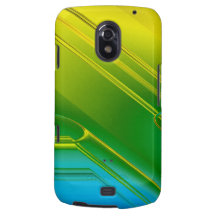 Gradient Geometric in Blues & Yellows Galaxy Nexus Cases