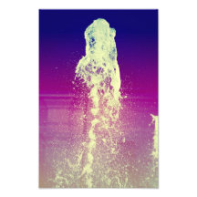 Gradient water jet photograph