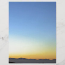 Gradients de ciel de coucher du soleil prospectus