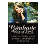 Graduate Class of 2012 Modern Black Invite