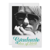 Graduate Class of 2012 Modern White Invite
