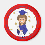 Graduate Girl 2013 - Customize Refrigerator Magnets