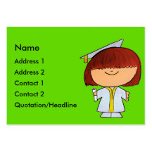 Graduate Girl Business Card