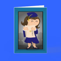 Graduate Girl Card cards