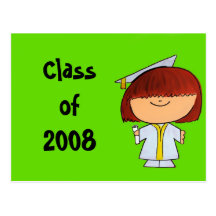 Graduate Girl - Customize Postcard