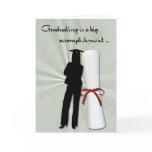 Graduate Girl Diploma Card
