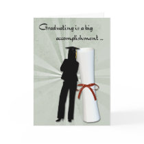 Graduate Girl Diploma Card