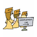Graduate Unemployment Humour t-shirts