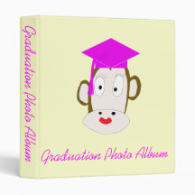 Graduated She-Monkey Photo Album Template Binders