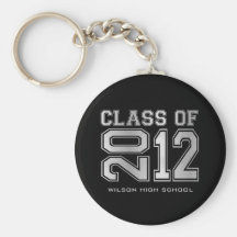 Graduating Class of 2012 Key-Chain (silver) Keychain