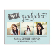 Graduating Year Graduation Announcement/Invite Post Card