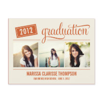 Graduating Year Graduation Announcement/Invite Post Card