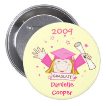 Graduation 2009 Girls Button