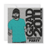 Graduation 2011 Party Invitation Cartoon Photo 1