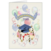 Graduation Balloons 2013 Cards