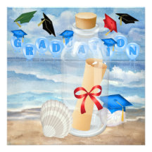 Graduation - "Beach Invitation in a Bottle" - SRF