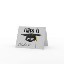 Graduation Cap And Tassel I Made It Funny Card