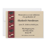 Graduation Cap Border Invitation