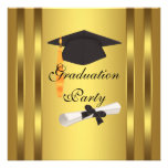 Graduation Cap Diploma Graduation Party Invite