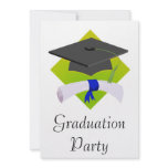 Graduation Cap & Diploma Custom Invitations