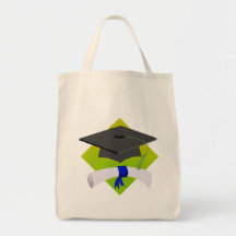 Graduation Cap & Diploma Tote Bags