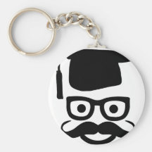 graduation cap professor key chains