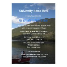 Graduation ceremony (convocation) invitations