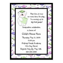 Graduation Class Invitations Postcards