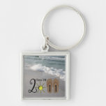 Graduation Class Of 2011 Flip Flops & Ocean Waves Key Chains
