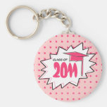 Graduation Class Of 2011 - Pop Art Comic Book Key Chains