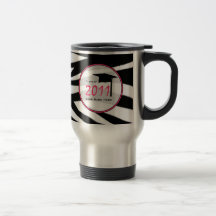 Graduation Class Of 2011 Zebra Print Coffee Mugs